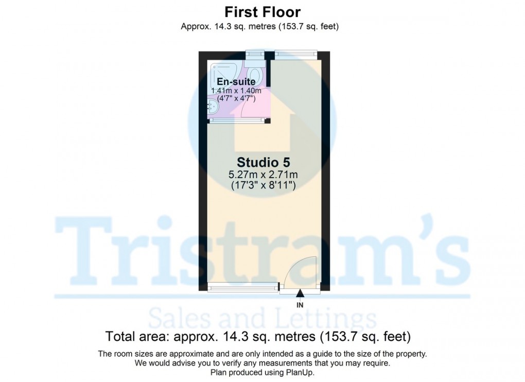 Floorplan for Room 5, Imperial Road, Beeston