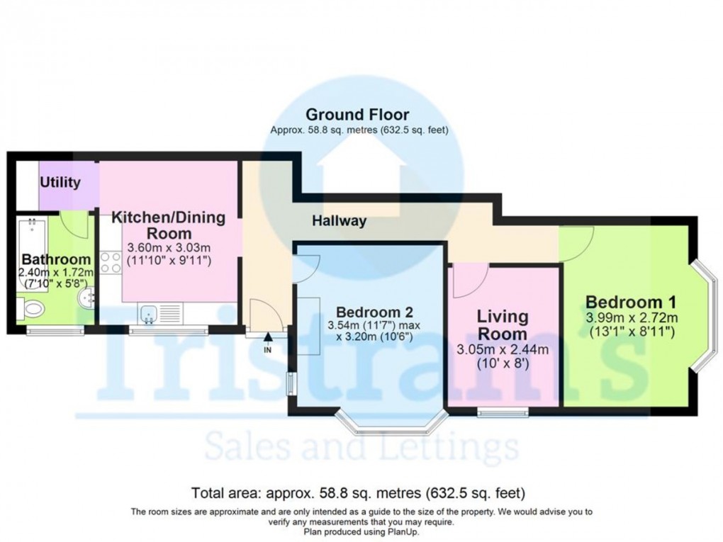 Floorplan for Tennyson Street, Arboretum