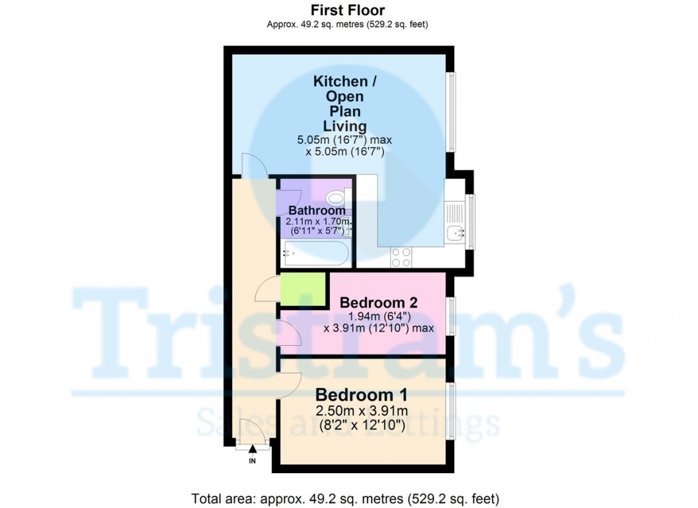 Floorplan for Parry Court, Marmion Road, Nottingham