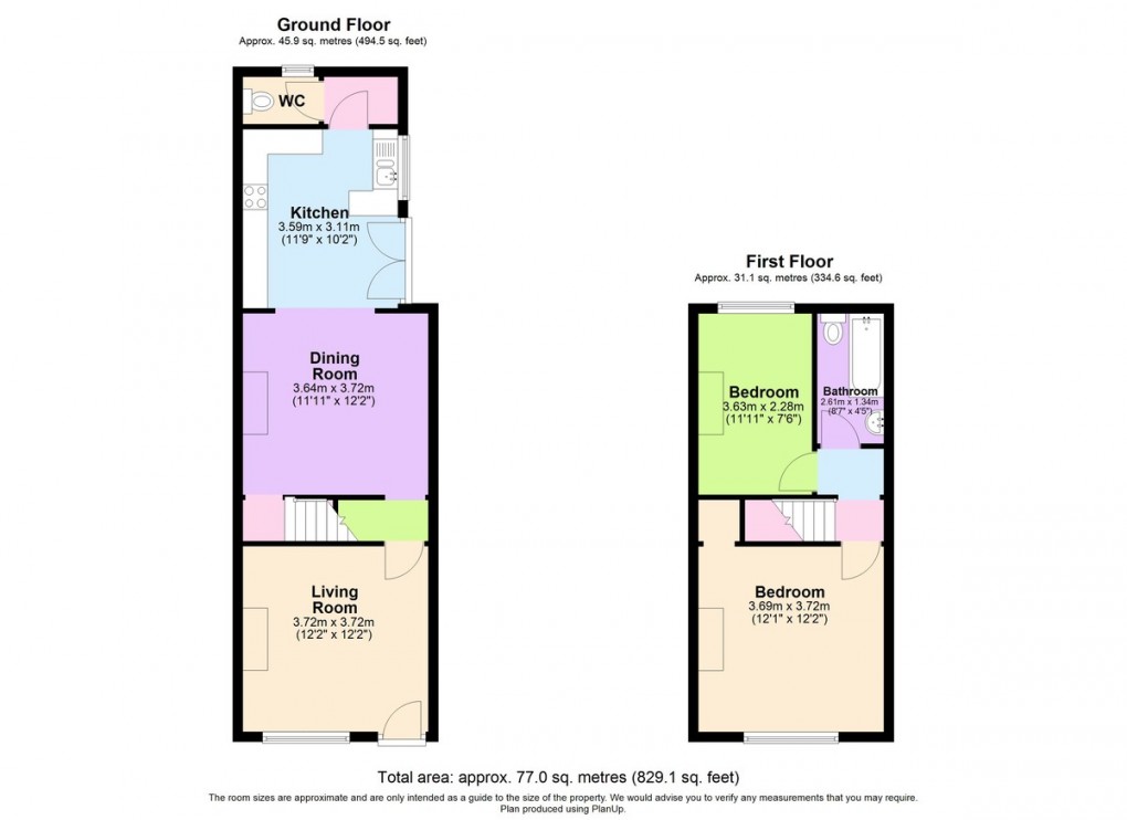 Floorplan for Camelot Street, Ruddington