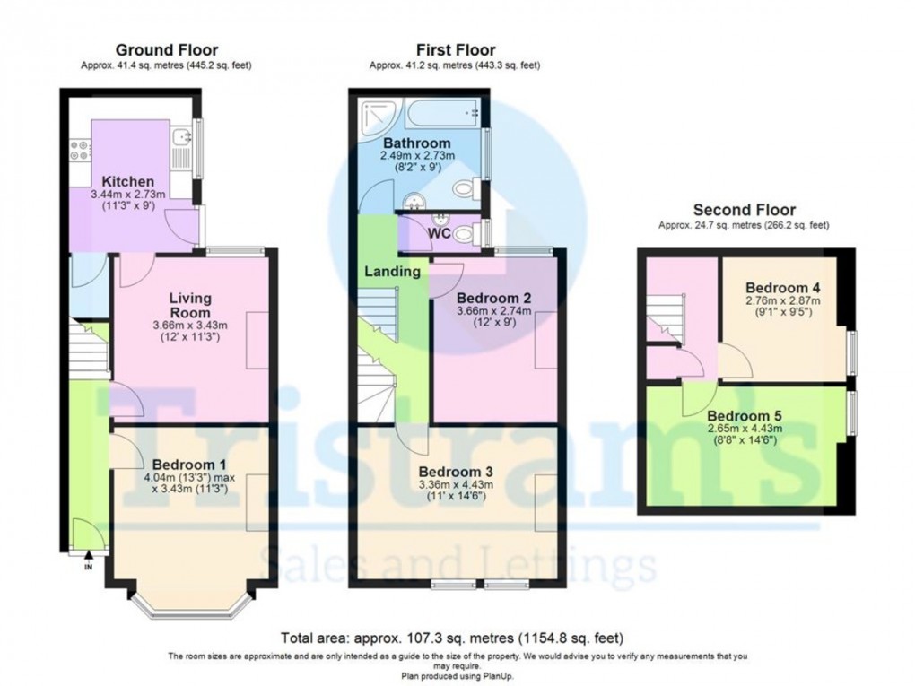 Floorplan for Radcliffe Mount, West Bridgford