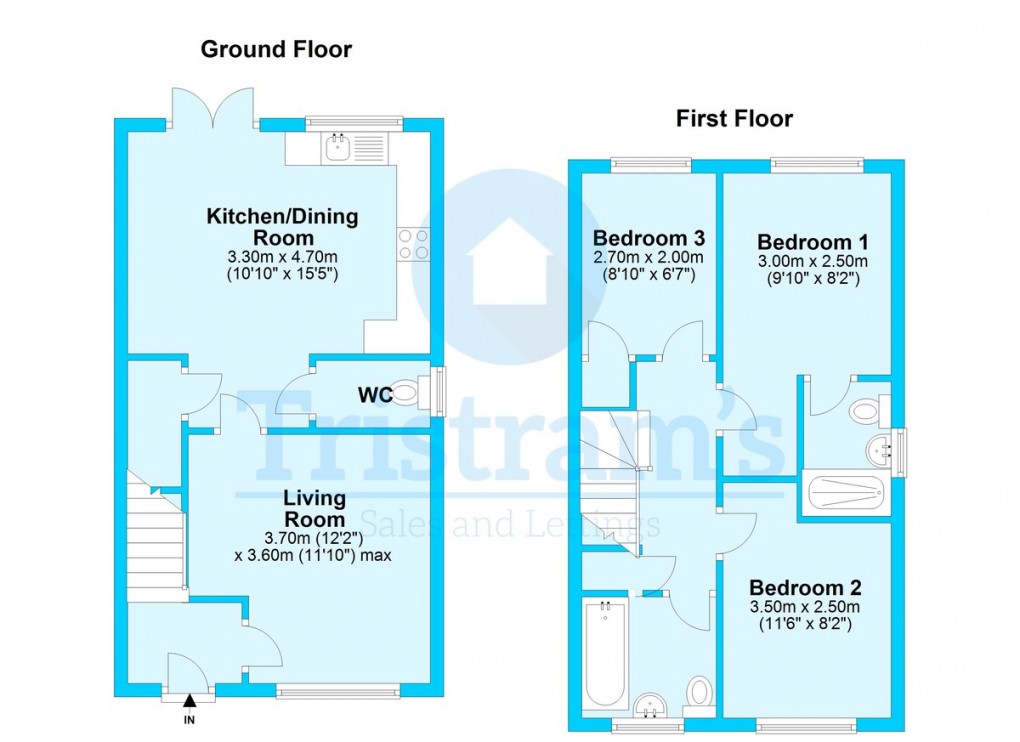 Floorplan for Elizabeth Drive, Edwalton