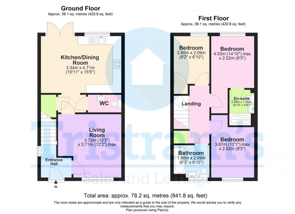 Floorplan for Elizabeth Drive, Edwalton