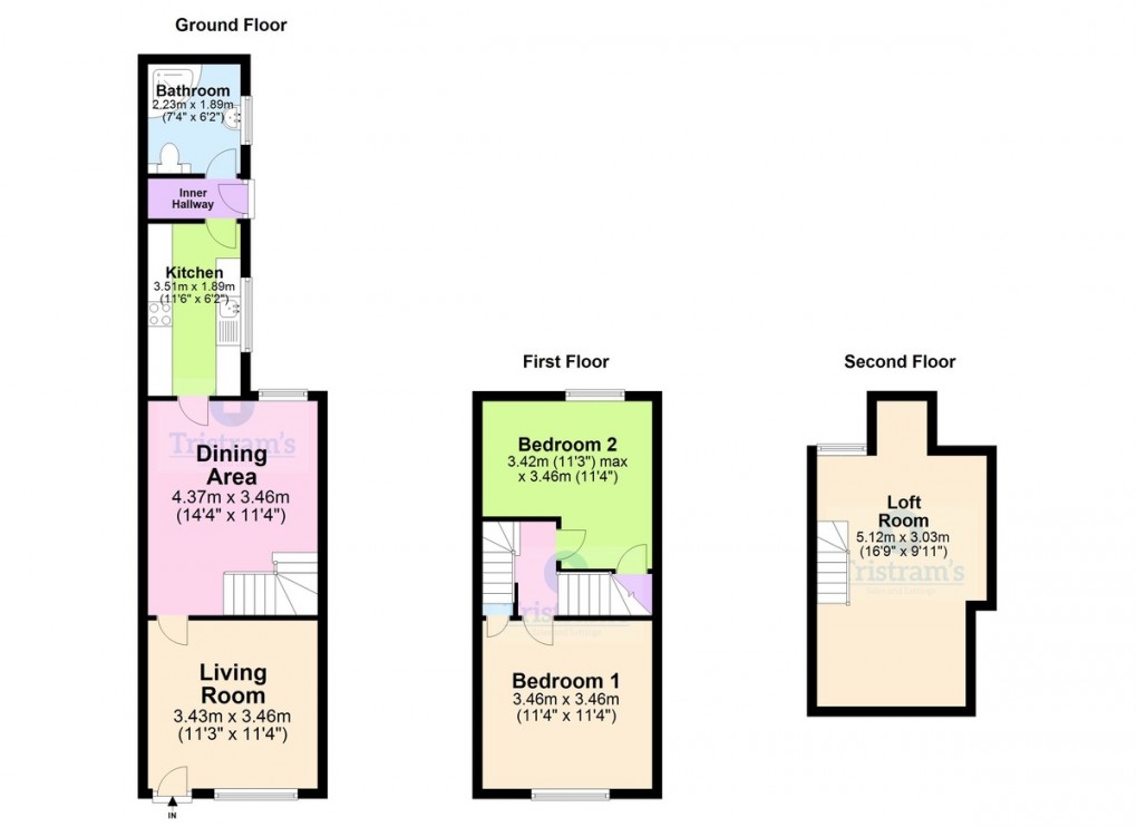 Floorplan for Jackson Avenue, Ilkeston