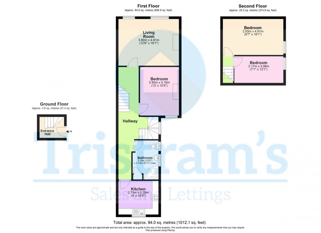 Floorplan for Seely Road, Nottingham