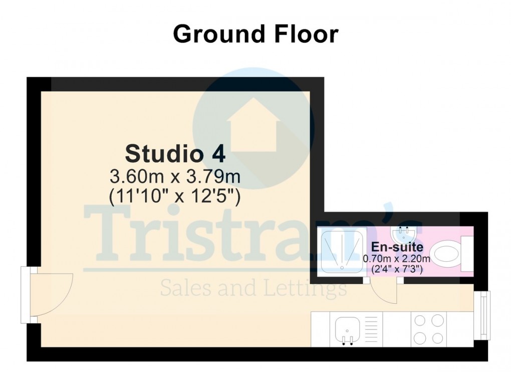 Floorplan for Russell Road, Forest Fields