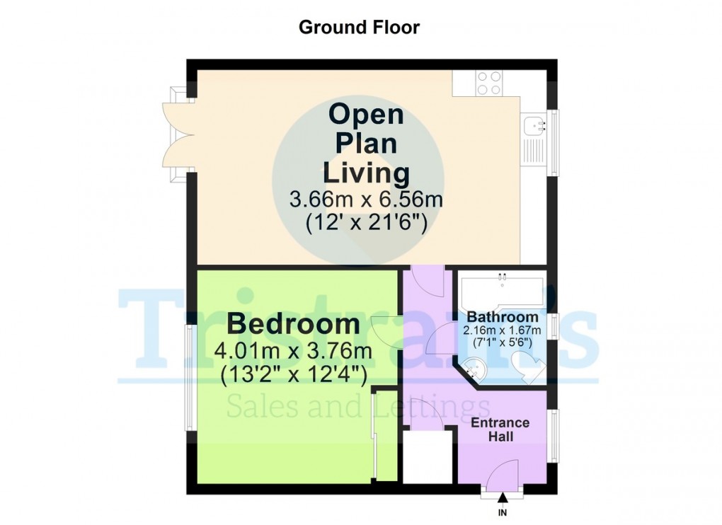 Floorplan for Stanhope Avenue, Nottingham