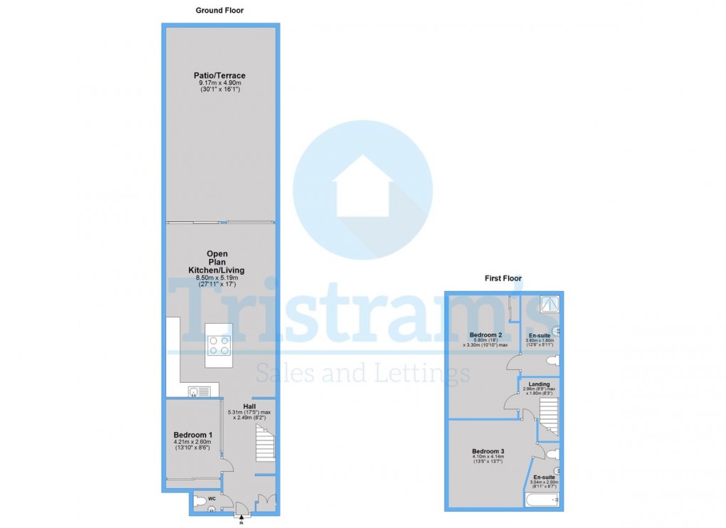 Floorplan for Thurland Street, City Centre