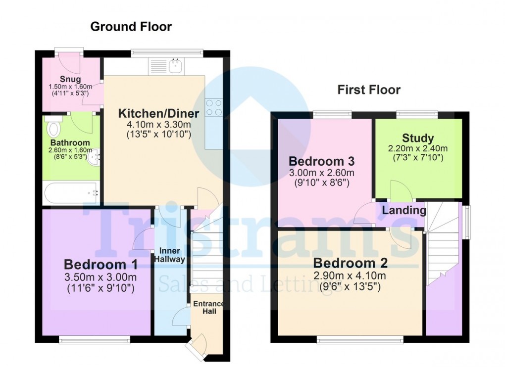 Floorplan for Woodside Road, Beeston