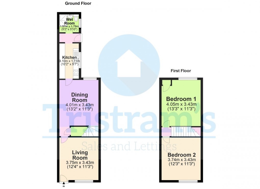 Floorplan for Vernon Road, Nottingham