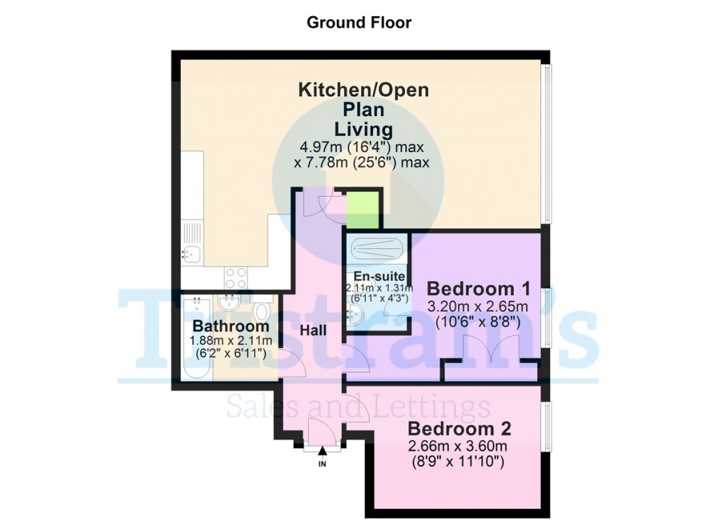 Floorplan for Weekday Cross, Nottingham