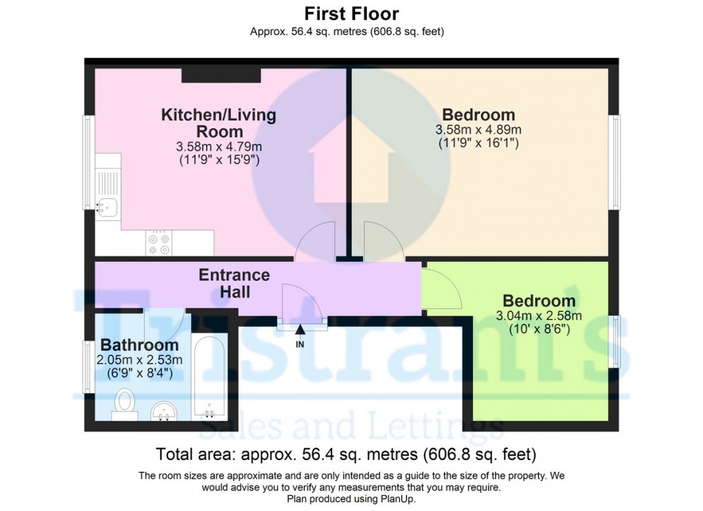 Floorplan for Bramcote Avenue, Beeston