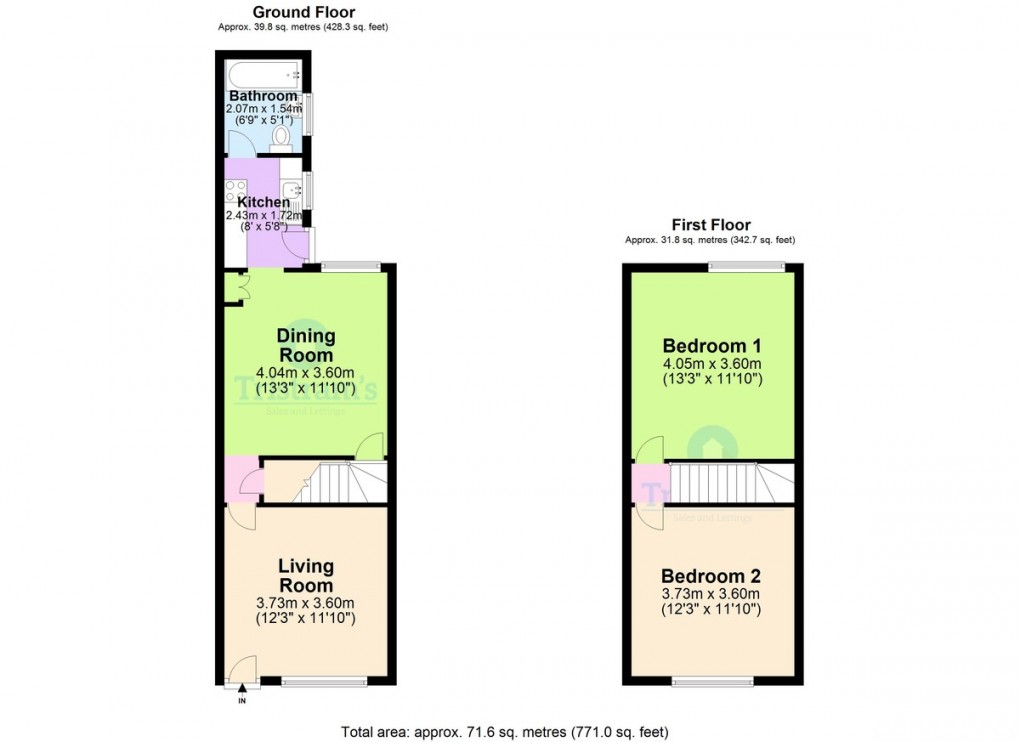 Floorplan for Lonsdale Road, Nottingham