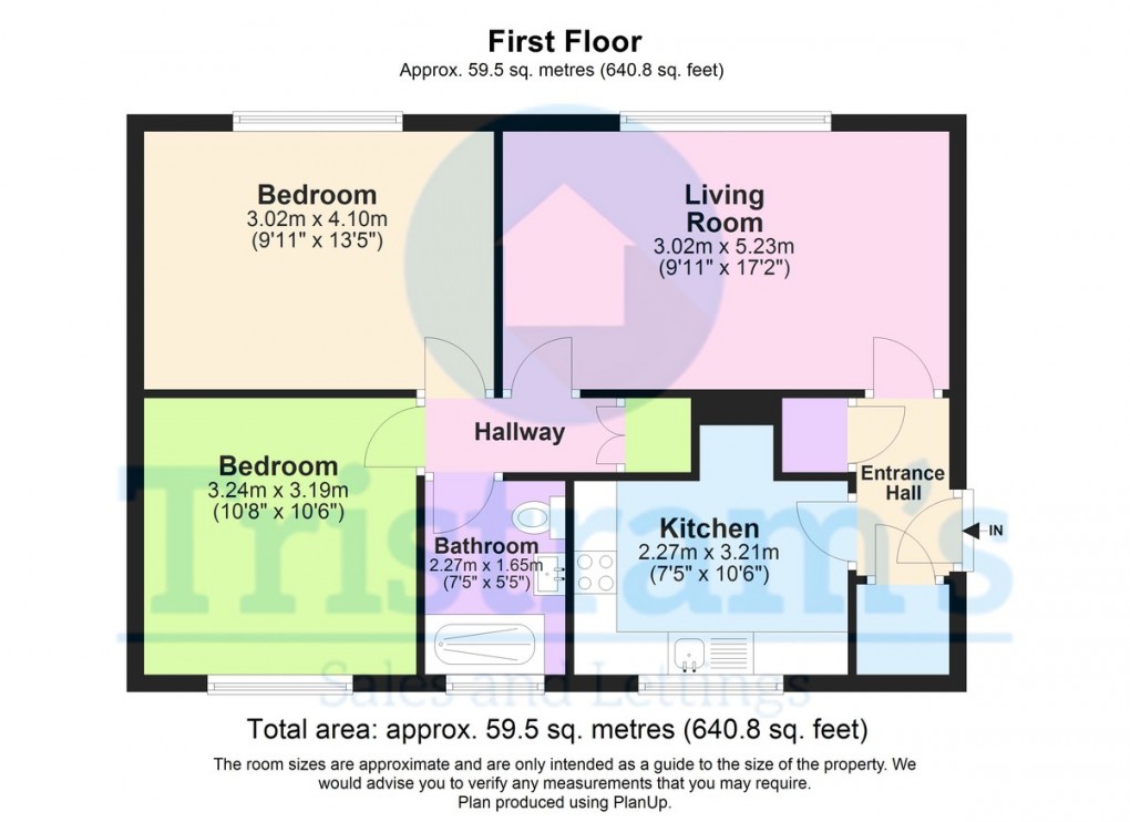 Floorplan for Sheridan Court, Stapleford