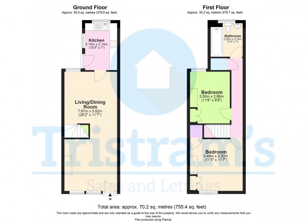 Floorplan for Warwick Street, Dunkirk