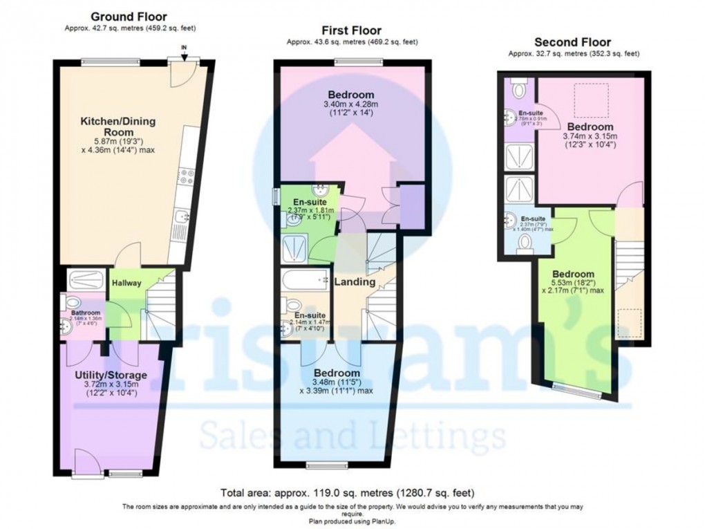 Floorplan for City Road, Beeston