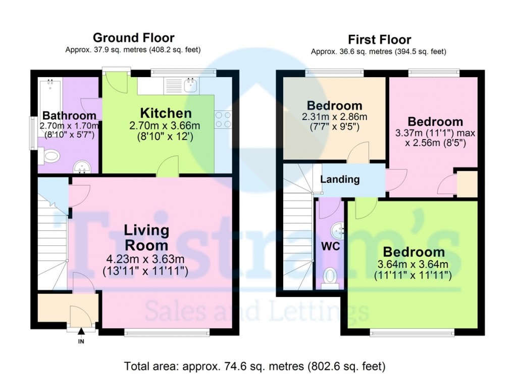 Floorplan for Wollaton Road, Beeston
