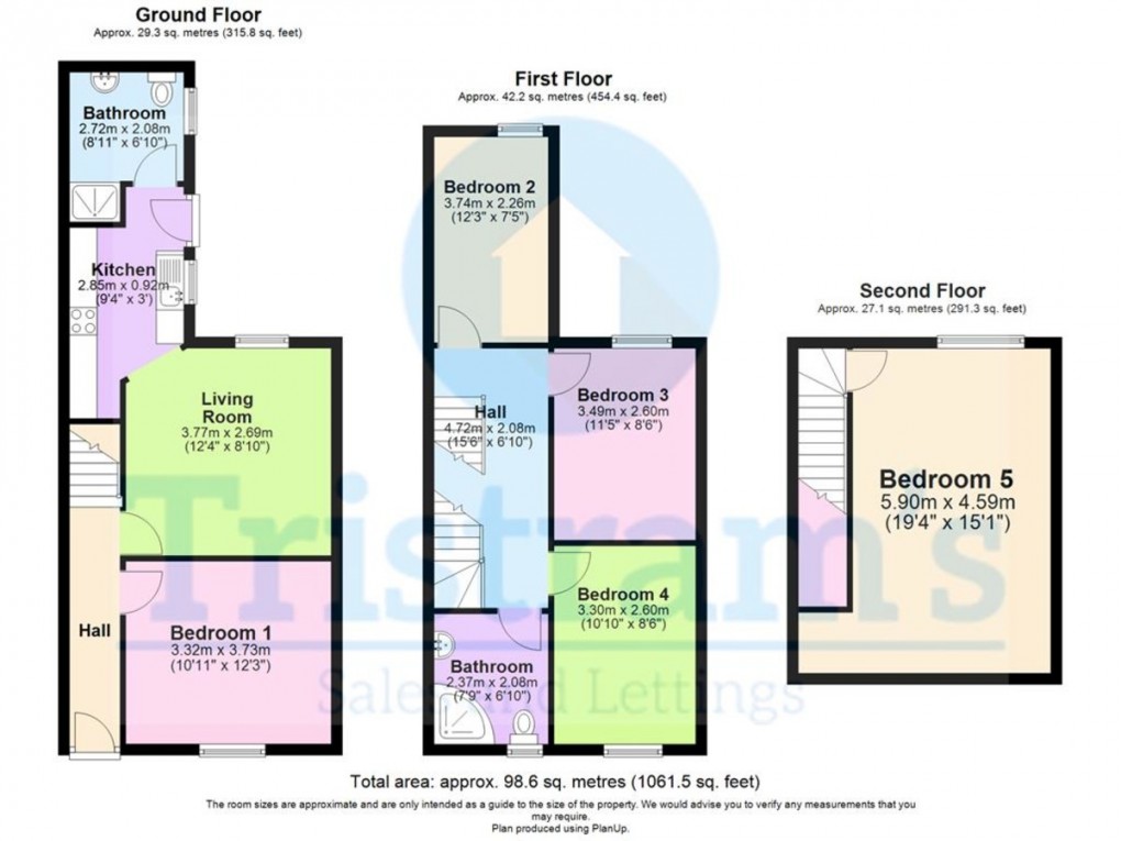 Floorplan for Woodborough Road, City Centre