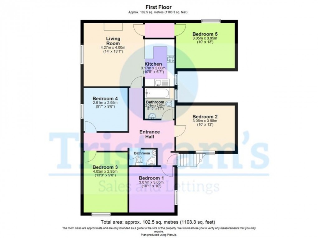 Floorplan for Leengate, Lenton