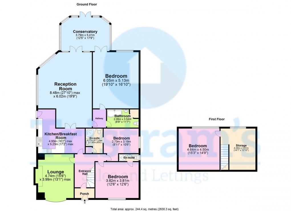 Floorplan for Derby Road, Bramcote