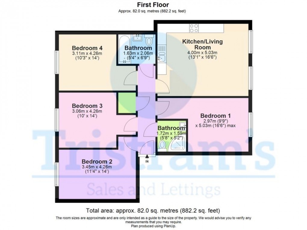 Floorplan for North Sherwood Street, City Centre