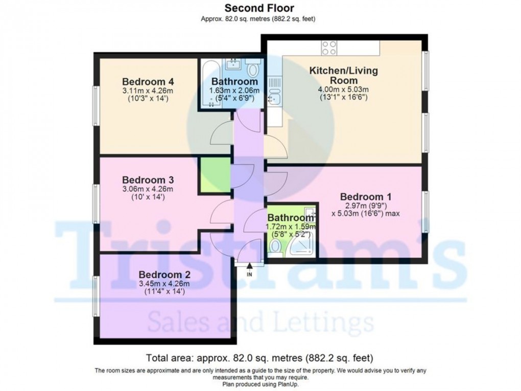 Floorplan for North Sherwood Street. City Centre