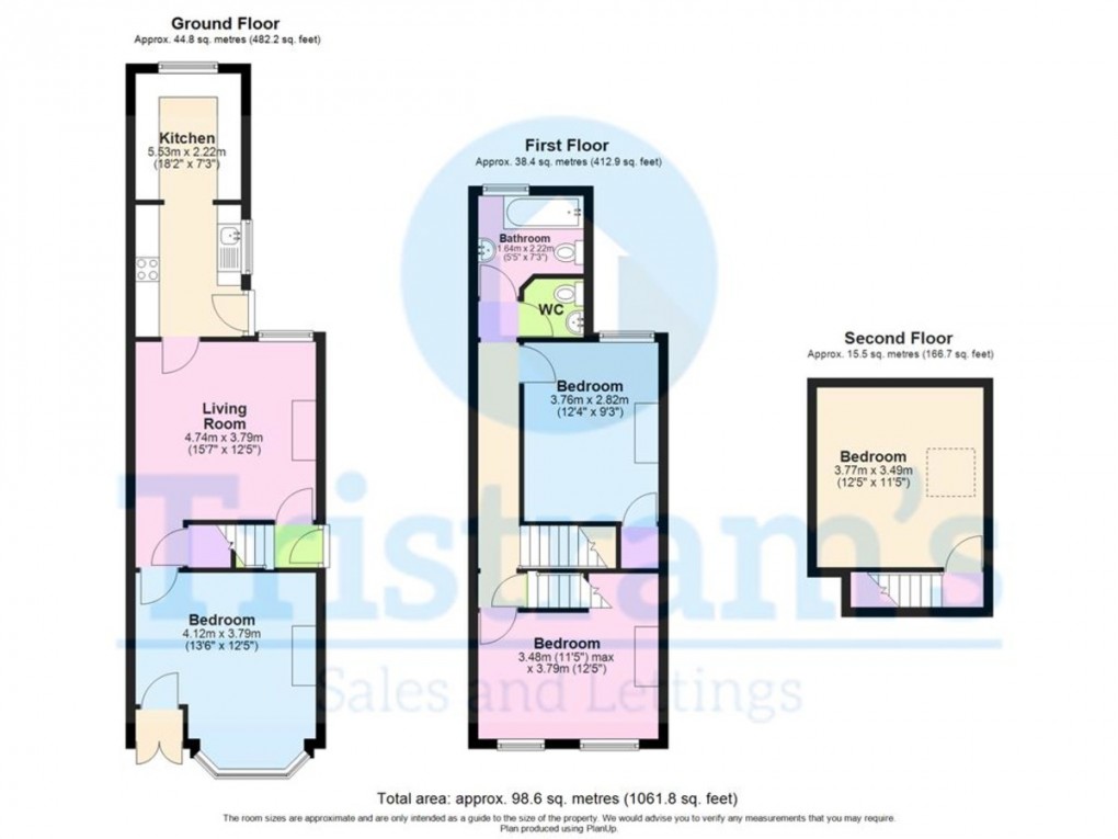 Floorplan for Marlborough Road, Beeston