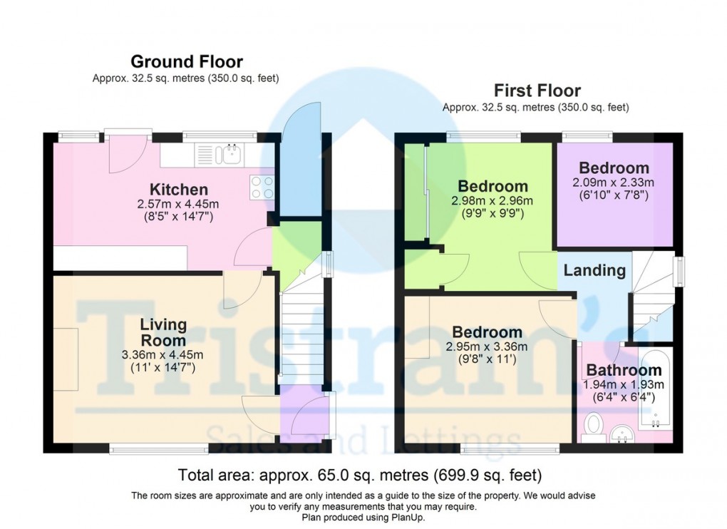 Floorplan for Hucknall Lane, Nottingham