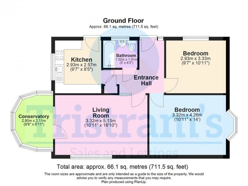 Floorplan for St. Michaels Square, Bramcote