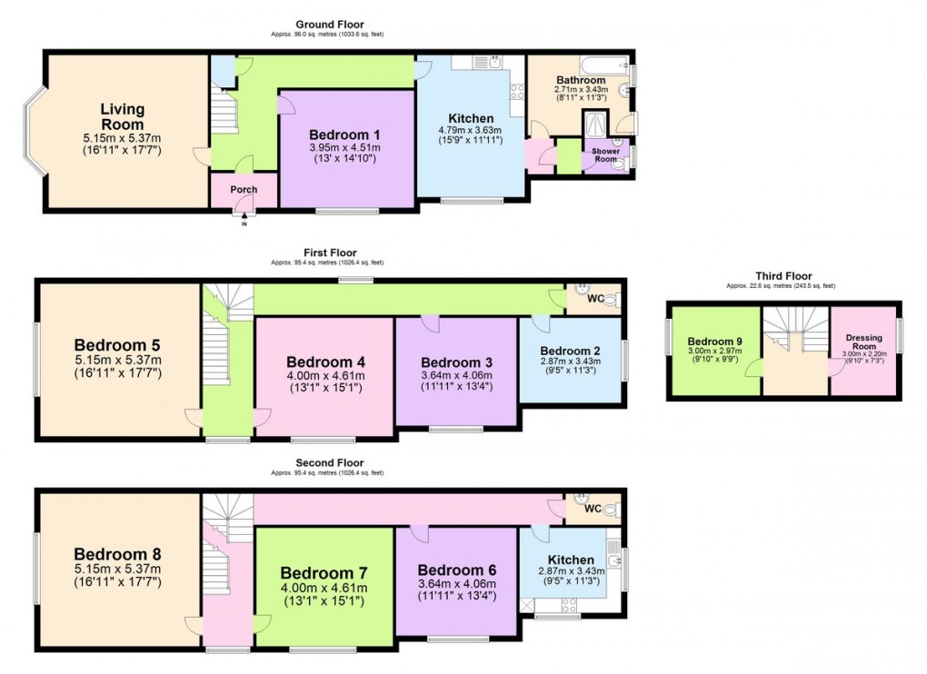 Floorplan for Brunel Terrace, The Park