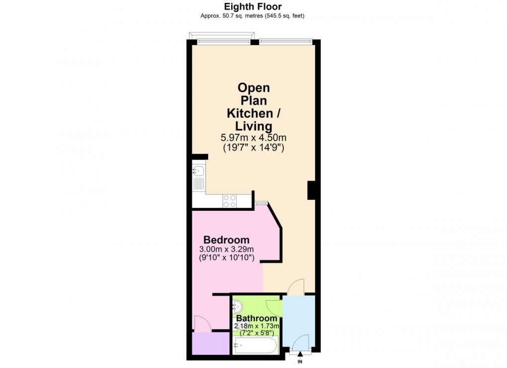 Floorplan for The Ice House, Bolero Square