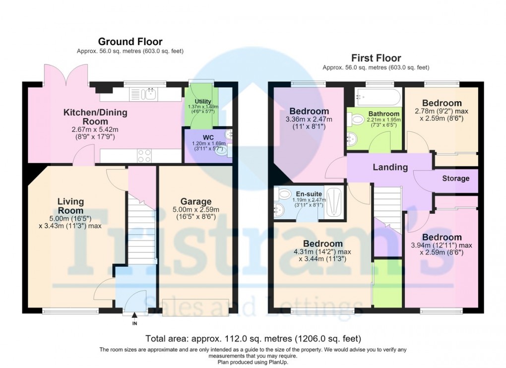 Floorplan for Celeste Close, Nottingham