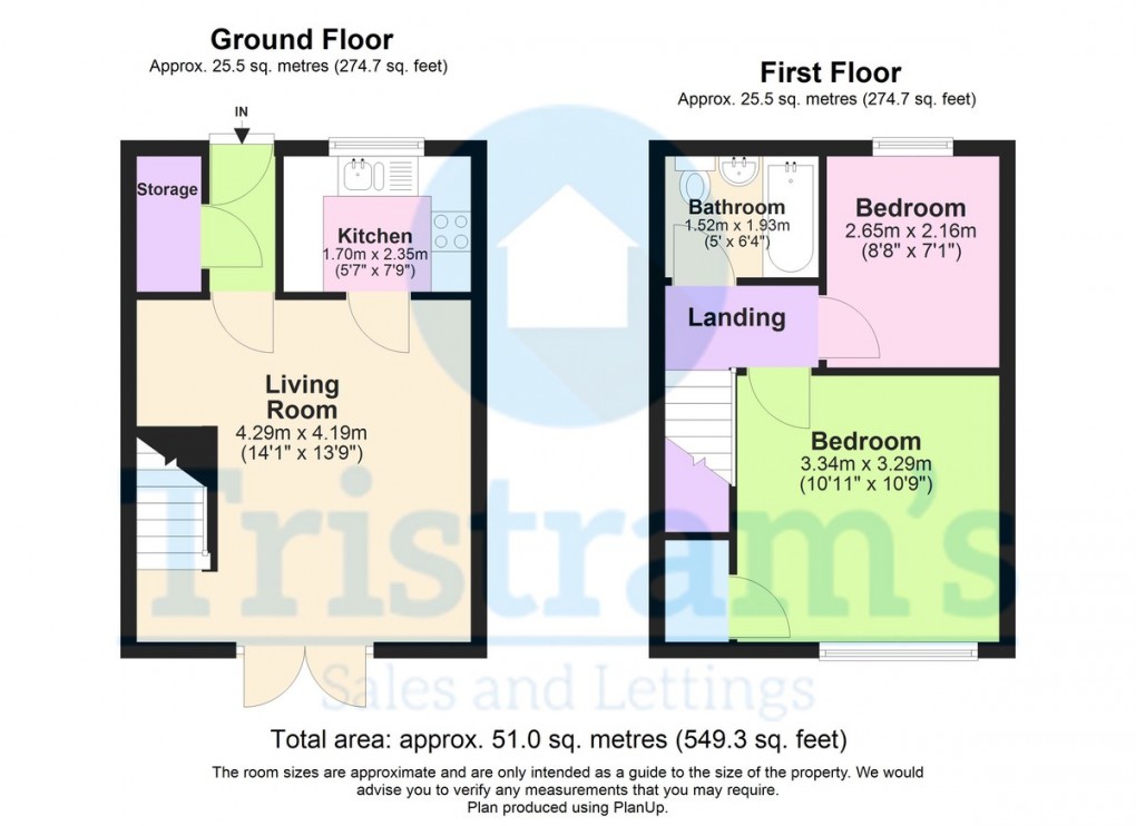 Floorplan for Arnold, Nottingham, Execulets