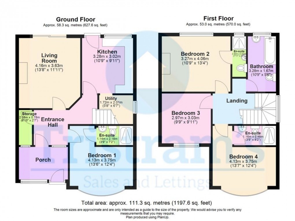 Floorplan for Western Boulevard, Wollaton