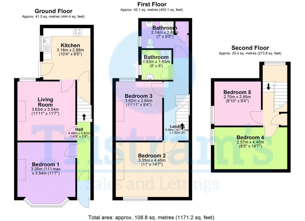 Floorplan for Radcliffe Mount, West Bridgford