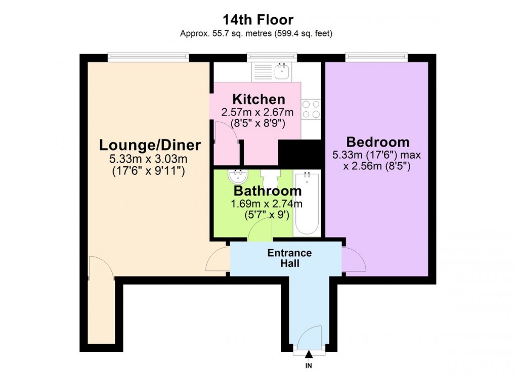 Floorplan for High Point, Nottingham