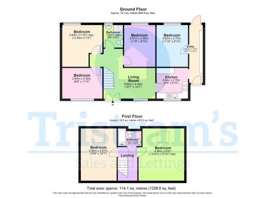 Floorplan for Hawton Crescent, Wollaton