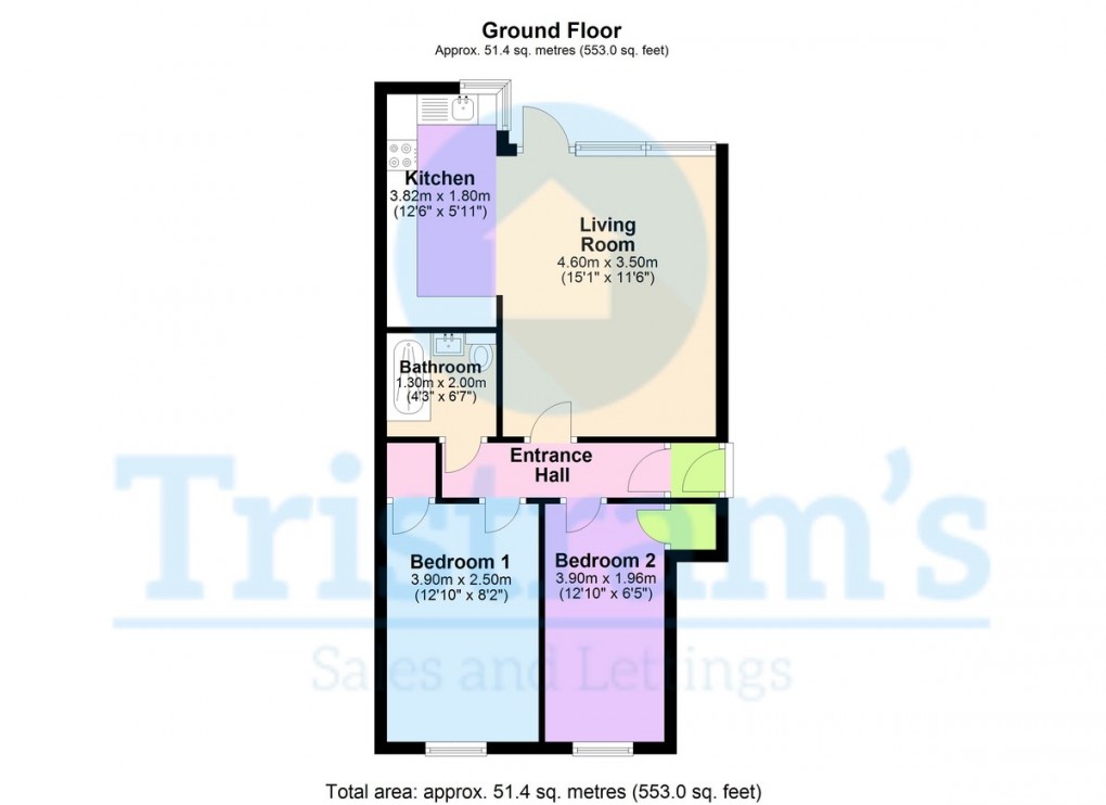 Floorplan for Carter Gate, City Centre