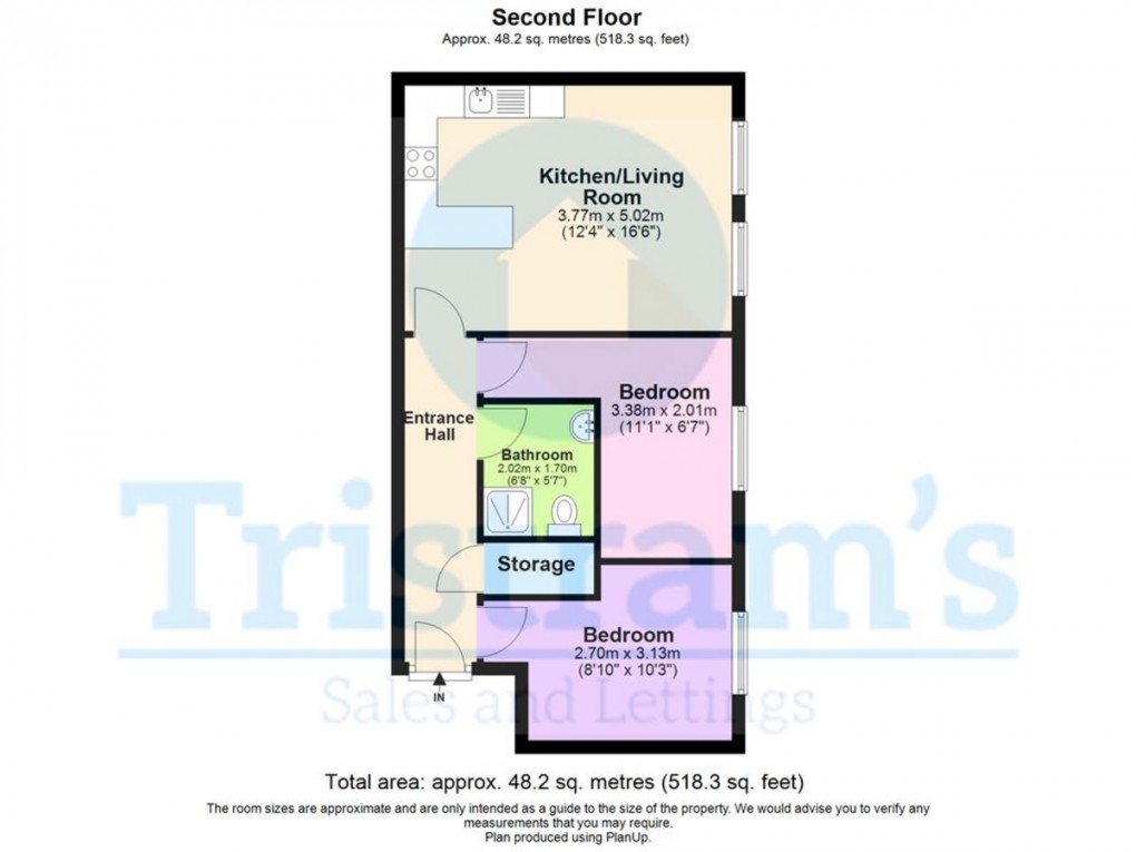 Floorplan for The Farthings, Nottingham