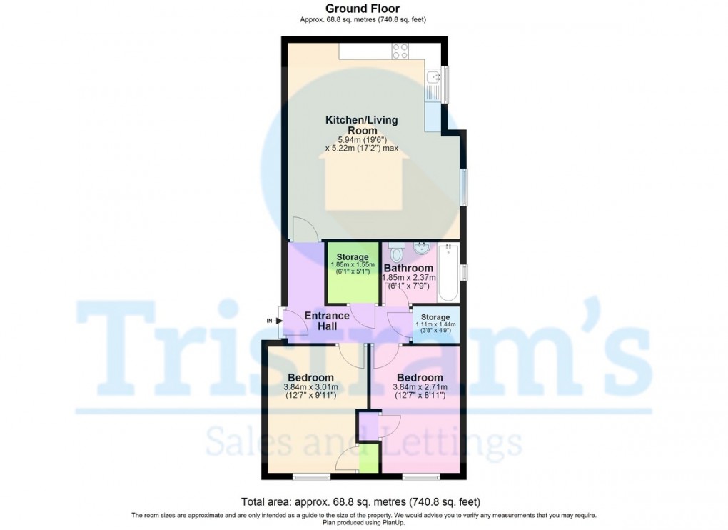 Floorplan for The Farthings, Nottingham