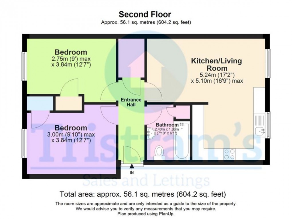 Floorplan for The Farthings, Nottingham