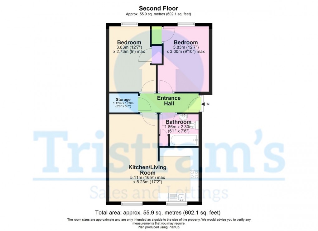 Floorplan for The Farthings, Nottingham