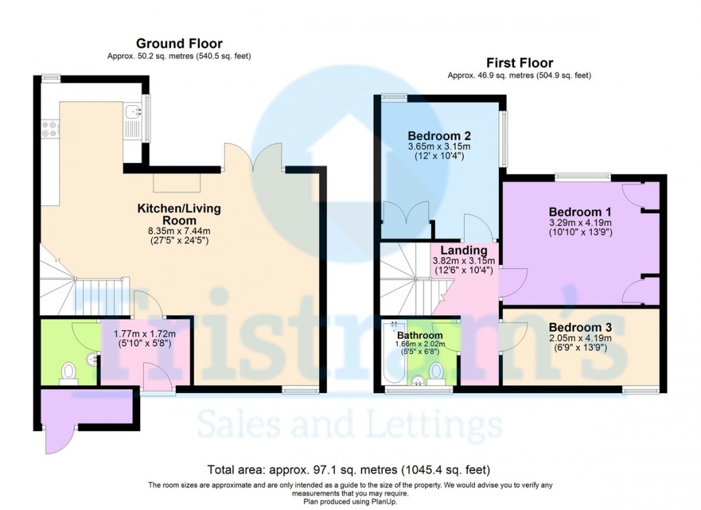 Floorplan for Willoughby Street, Nottingham