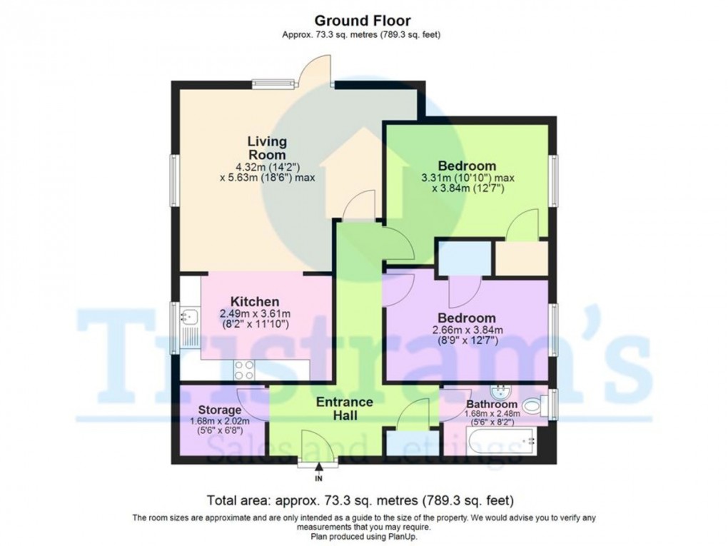 Floorplan for The Farthings, Nottingham