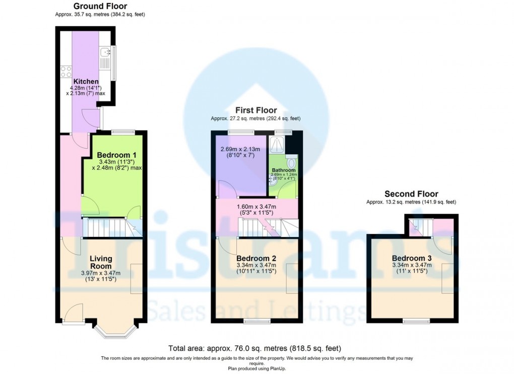 Floorplan for Wimbourne Road, Nottingham