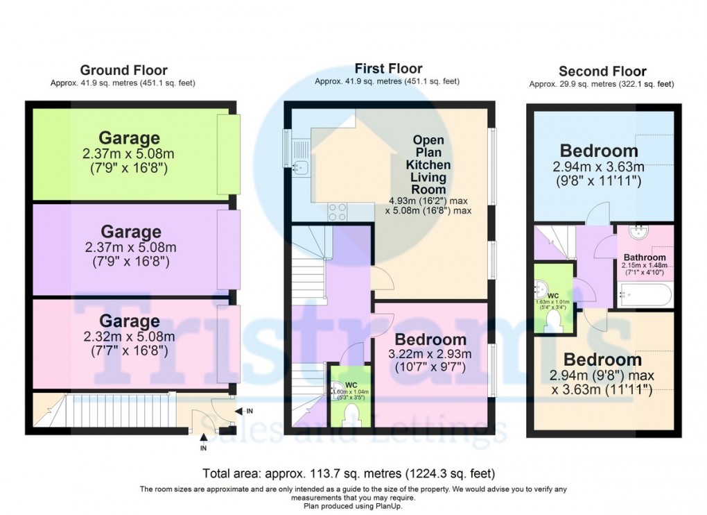 Floorplan for Coach House, Flitterman Mews, Wilford Crescent East