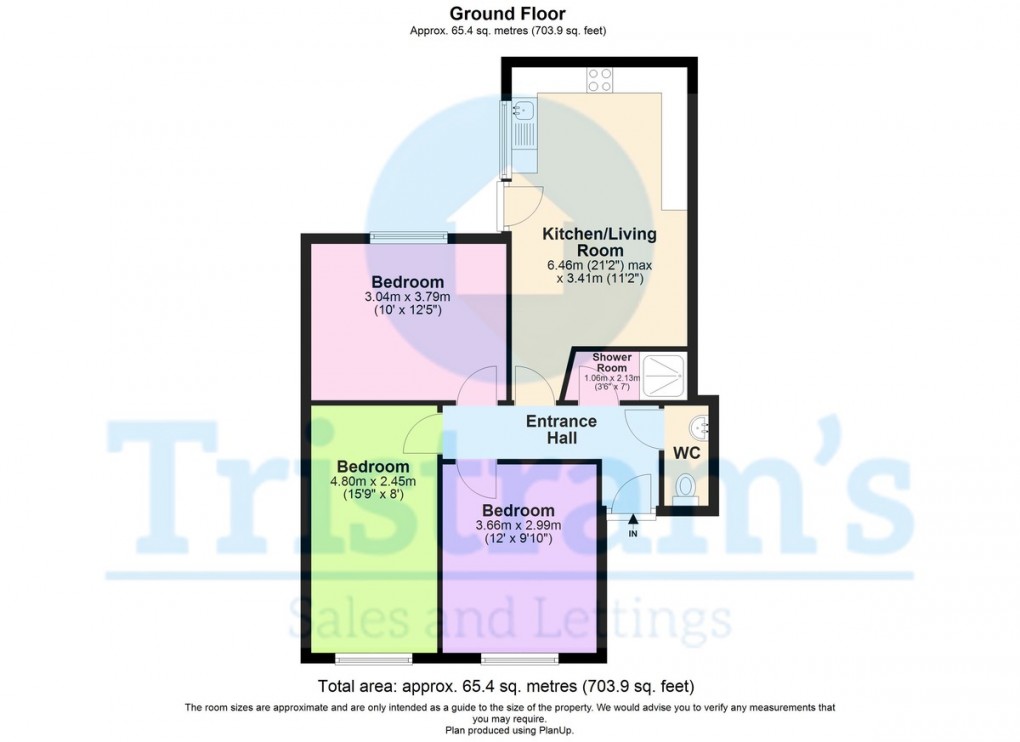 Floorplan for Lilac Crescent, Beeston