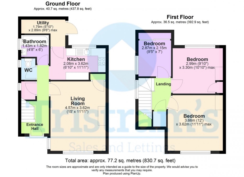 Floorplan for Tollerton Green, Nottingham