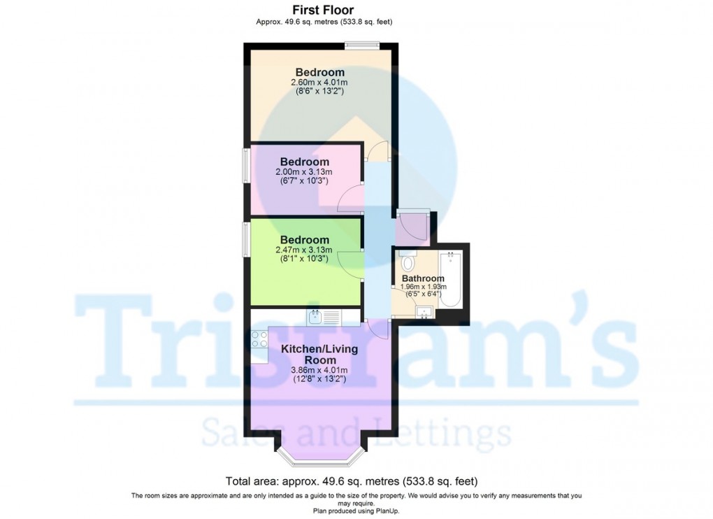 Floorplan for ~ £300 VOUCHER IF YOU SIGN UP BEFORE APRIL 2025!! Flat 4, Melton Road, West Bridgford