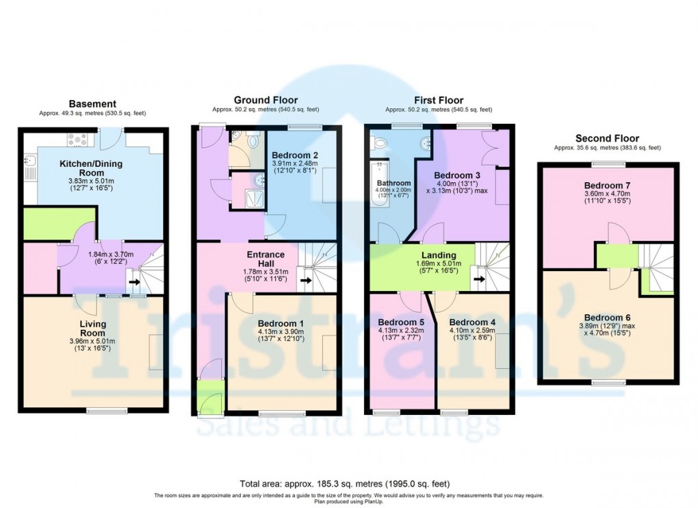 Floorplan for ~ FREE £700 VOUCHER IF YOU SIGN UP BEFORE APRIL 2025!!! ~ Burns Street, Arboretum